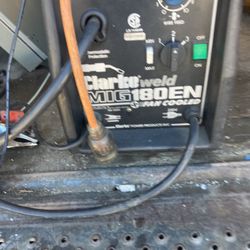Clarkweld MiG 180en  Fan Cooled With  Rolling Cart