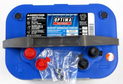 Optima Blue Top >> Brand New D34 Blue Top Optima Deep Cycle Battery For Sale In San Optima Blue Top >> Brand New D34 Blue Top Optima Deep Cycle Battery For Sale In San