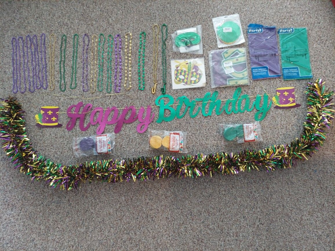 Mardi Gras Birthday Party