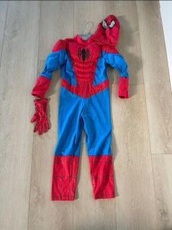 Disney Spiderman Costume - Size 5-6