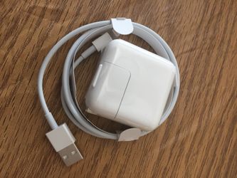 Apple iPad mini charger and lightning cable
