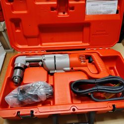 Milwaukee Corded Right - Angle Drill Kit with hard case ( NEW ) 48-06-2871