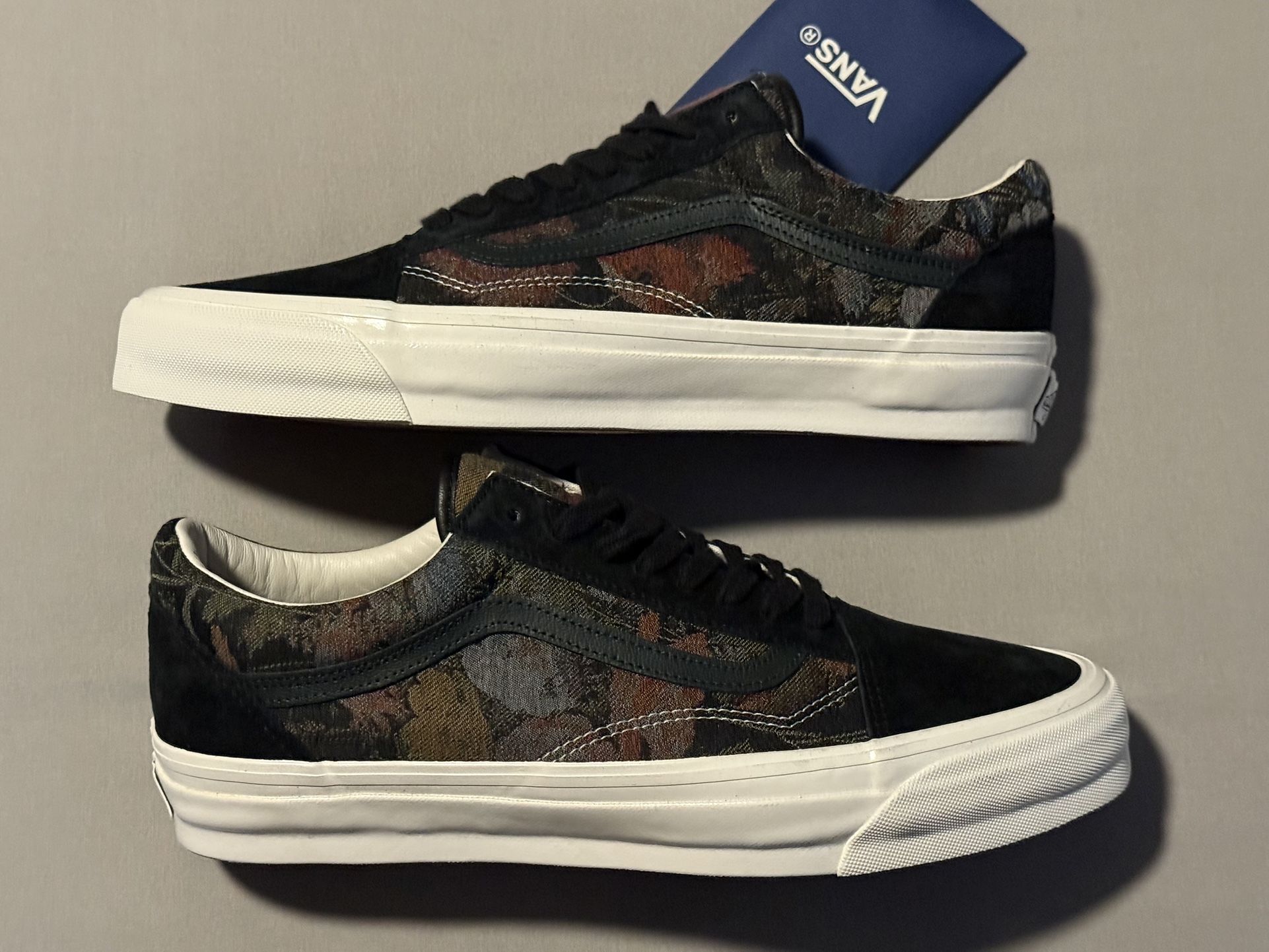 Vans OTW Old Skool Black Floral Print Rare Brand New DS