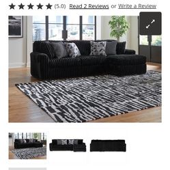 Beautiful Sectional Couch Sofa Chaise 