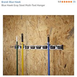 Blue Hawk Gray Steel Multi-Tool Hanger