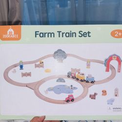 Wooden Train Play Set