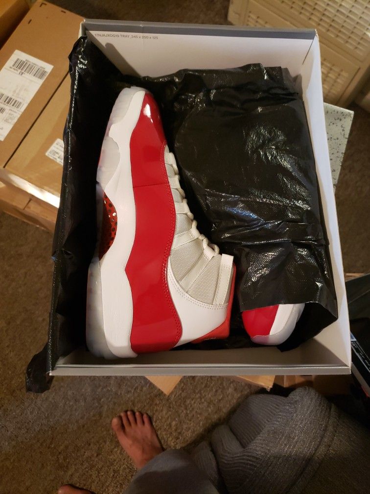 Air Jordan 11 Retro Cherry Red 2022 Size 9.5M