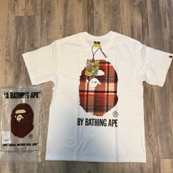 White bape shirt