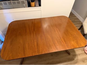 Solid wood dining table