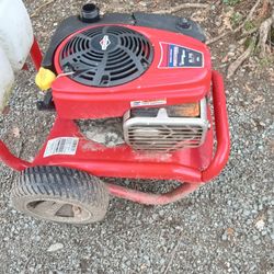 Troy Built pressure washer 8.75 Hp