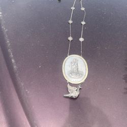 Sterling Silver Priest Necklace 