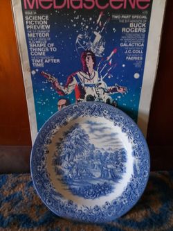 Currier&Ives plate