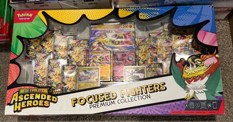 Pokémon Mega Evolution Ascended Heroes Focused Fighters Premium Collection (2x Available)
