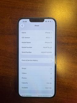 iPhone 13 - 128GB Blue (UNLOCKED)