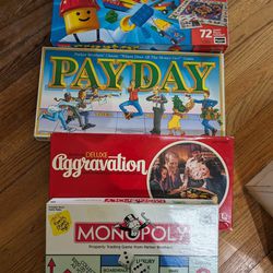 Board Games - $5 Each