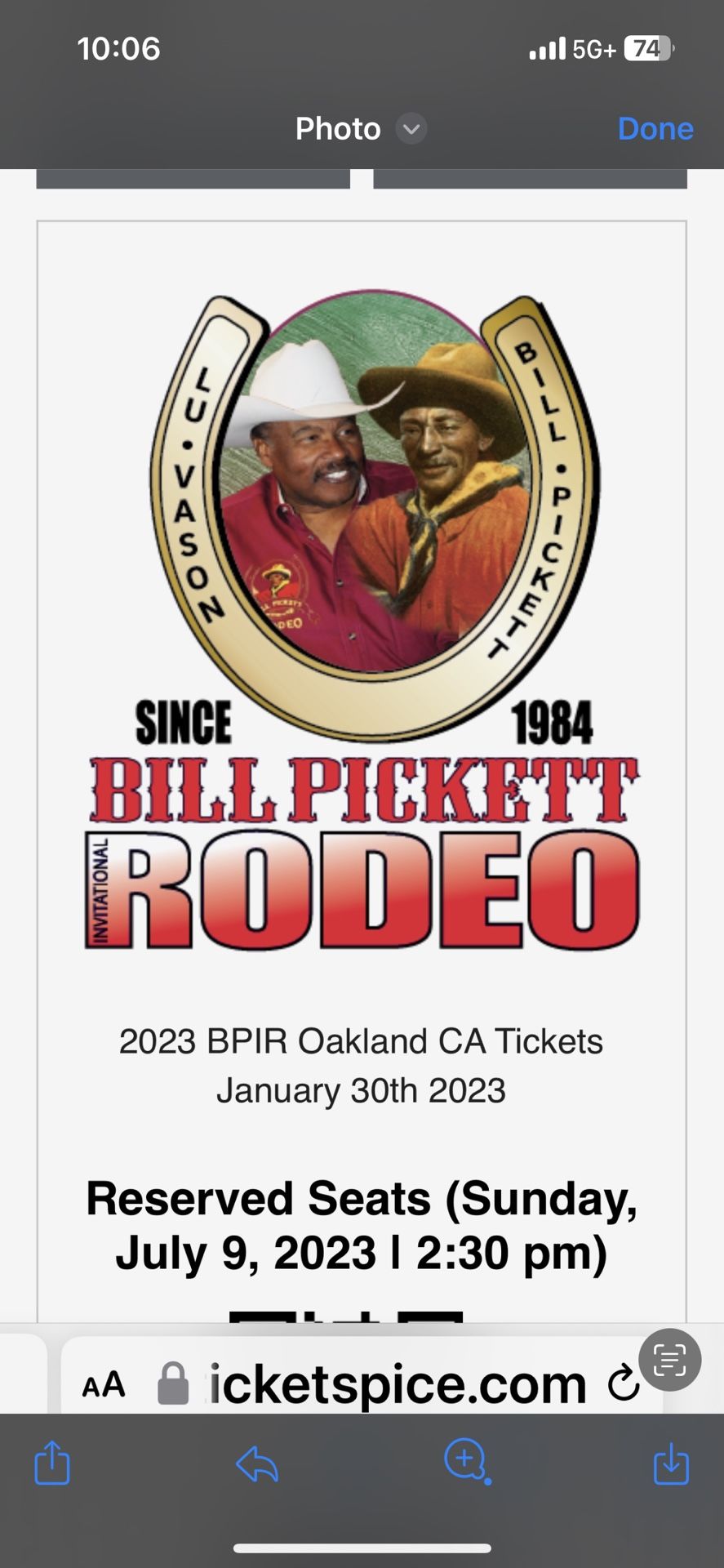 Bill Picket Rodeo