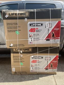 Lifetime 48-Inch Shatterproof Portable Basketball Hoop