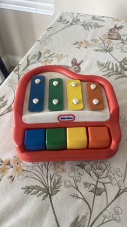 Vintage little tikes four key piano toddler kid toy musical instrument Vintage little tykes four key piano toddler kid toy musical instrument