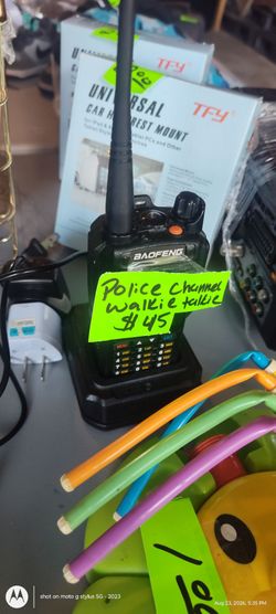 Walkie-talkie $45 with cord