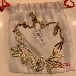 Coach brand new necklace