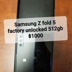 Samsung Z FOLD 5 512GB Factory unlocked 