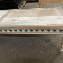 Coffee Table With Marble Insert 