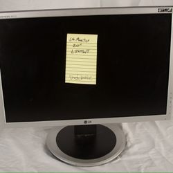 LG Monitor 20” L204WT For Parts