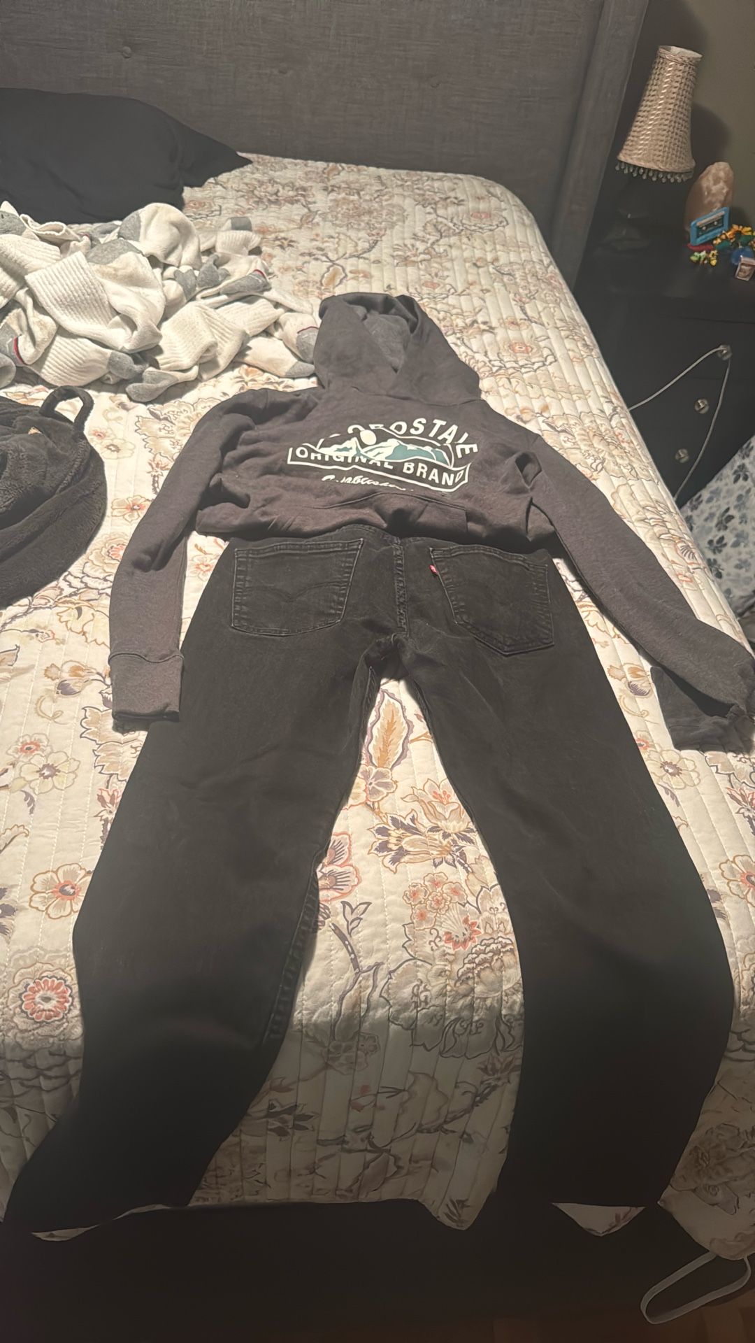 511 Levi’s And Hoodie$30