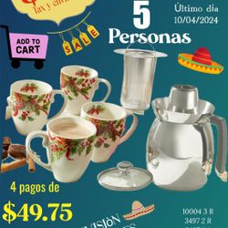 Chocolatera Tanda Para 5 Personas Princes House 😍🤩