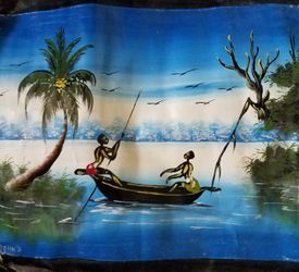 Oil painting on canvas