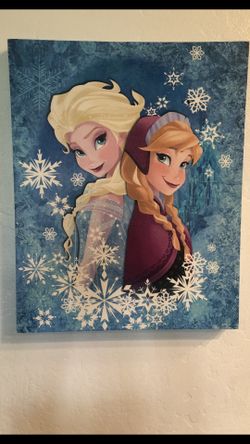 Frozen  Canvas Wall Decor.  Excellent Condition. 