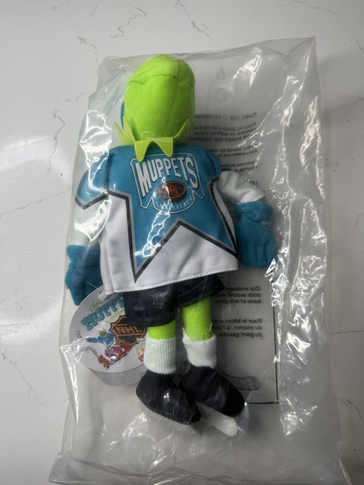 Kermit The Frog Mcdonals NHL Plush NEW