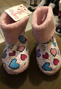 Brand new size 12 little girl slippers
