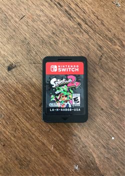 Nintendo switch Splatoon 2  game