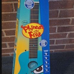 DISNEY  PHINEAS AND FERB  PERRY PLATYPUS KIDS GUITAR  FIRST ACT