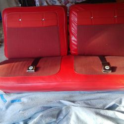 1962 Chevy Impala Front Bench Seat With Tracks.