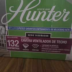 New Hunter 52 Inch Ceiling Fan