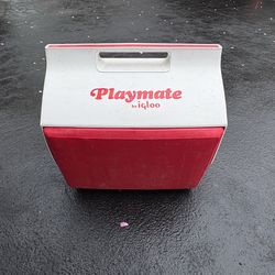 Vintage Igloo Playmate Red/White Cooler