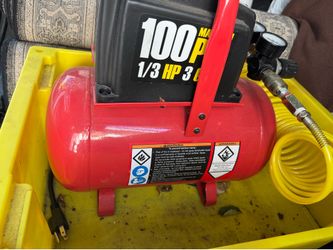 Central Pneumatic 3 Gal 100 Maximum Psi Air Compressor