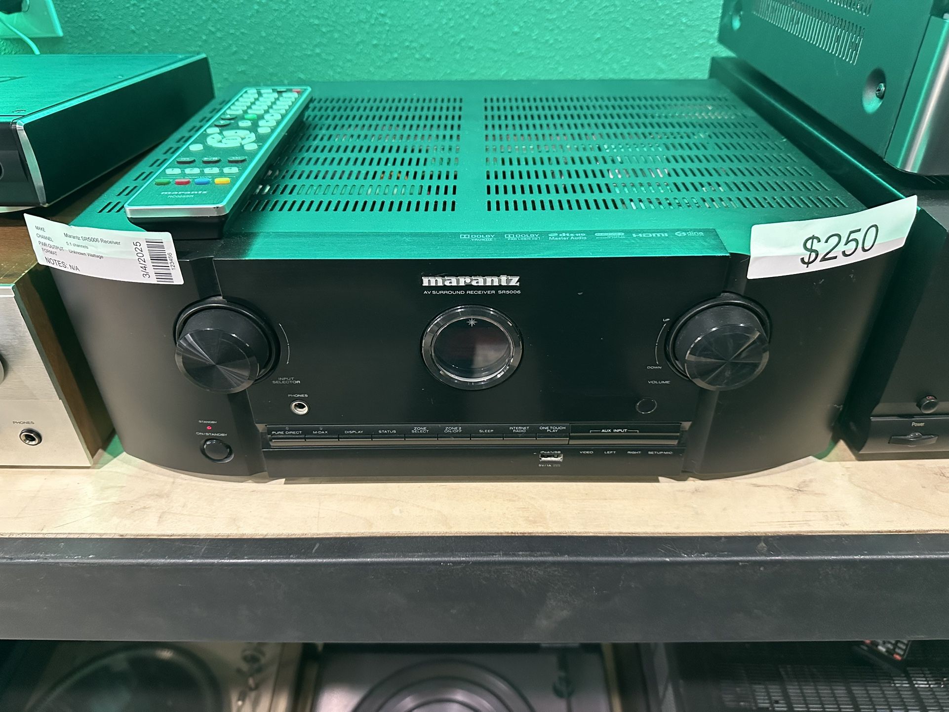 Marantz SR5006 Receiver 5.1 Channels