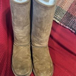 BEARPAW Uggs Boots Elle Tall Hickory Size 9