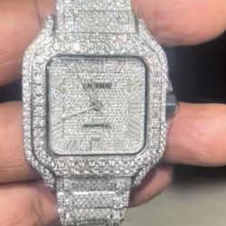 Plain Diamond Cartier Watch