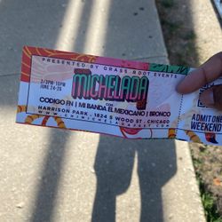3 Day Pass Michelada Fest Also Saturday Available 