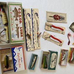 13 Vintage Fishing Lures (All For 70.00)