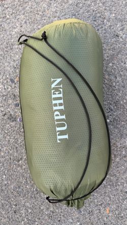 TUPHEN Camping Sleeping Bag – Olive Green – Carry Bag Included