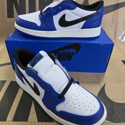 Nike Air Jordan 1 Retro Low GS Game Royal  Size 6.5Y Women's Size 8