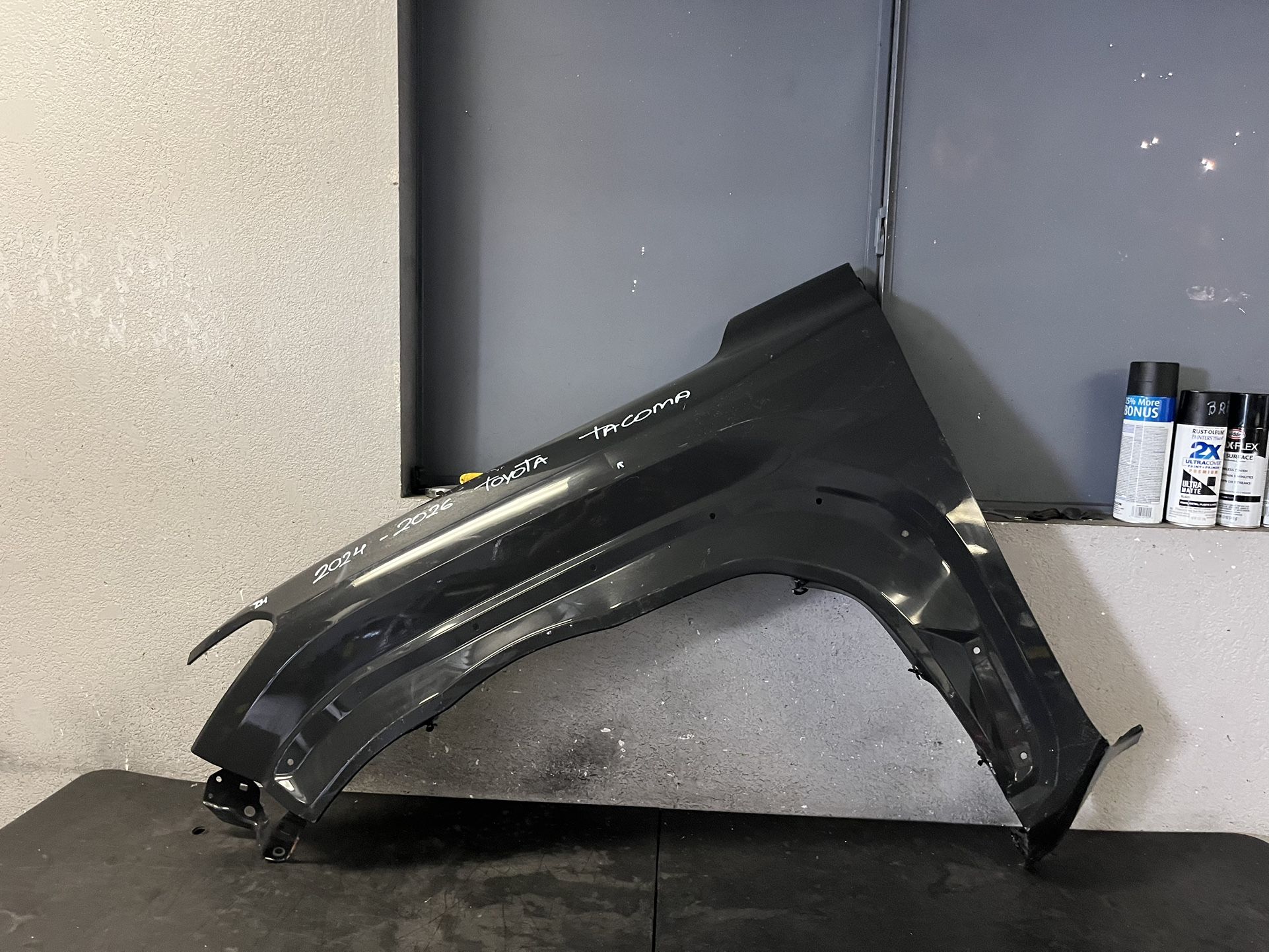 2024-2025-2026 TOYOTA TACOMA LEFT FENDER OEM USED