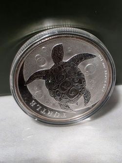 2016 Niue Hawksbill Turtle 1 OZ Silver Coin