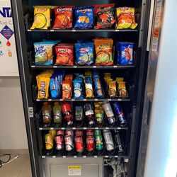 Compact Vending Machine With A Credit Card Reader