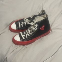 Comme Des  Garcons Play X Converse /Chuck 70 high top